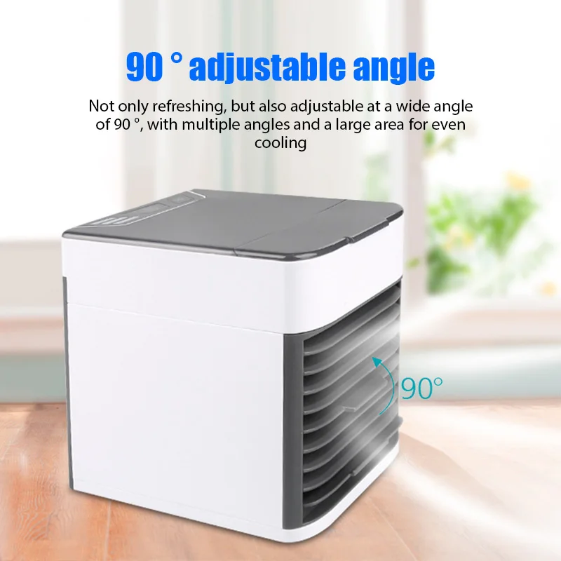 Portable Air Conditioner Humidifier Fan Mini Air Cooler USB Air Conditioning Fans Electric Fan Desktop ice Water Air Cooling fan