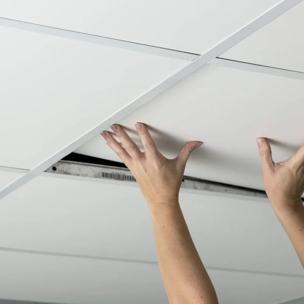 2 X 4 Foot Recessed Ceiling Tile 2'x4' Pack of 10 Ceiling