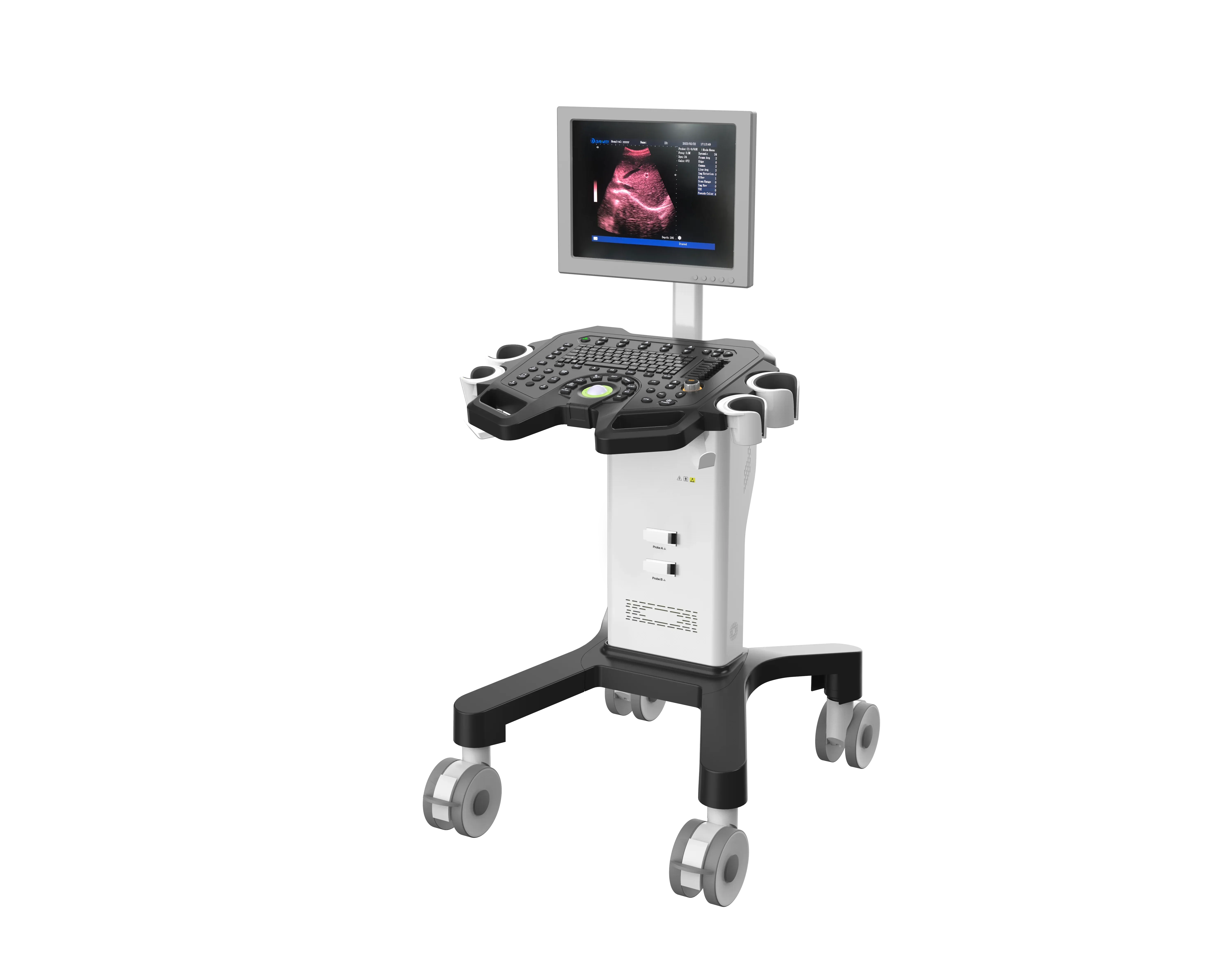 New arrival trolley BW ultrasound scanner with lower price like Chison ultrasound machine