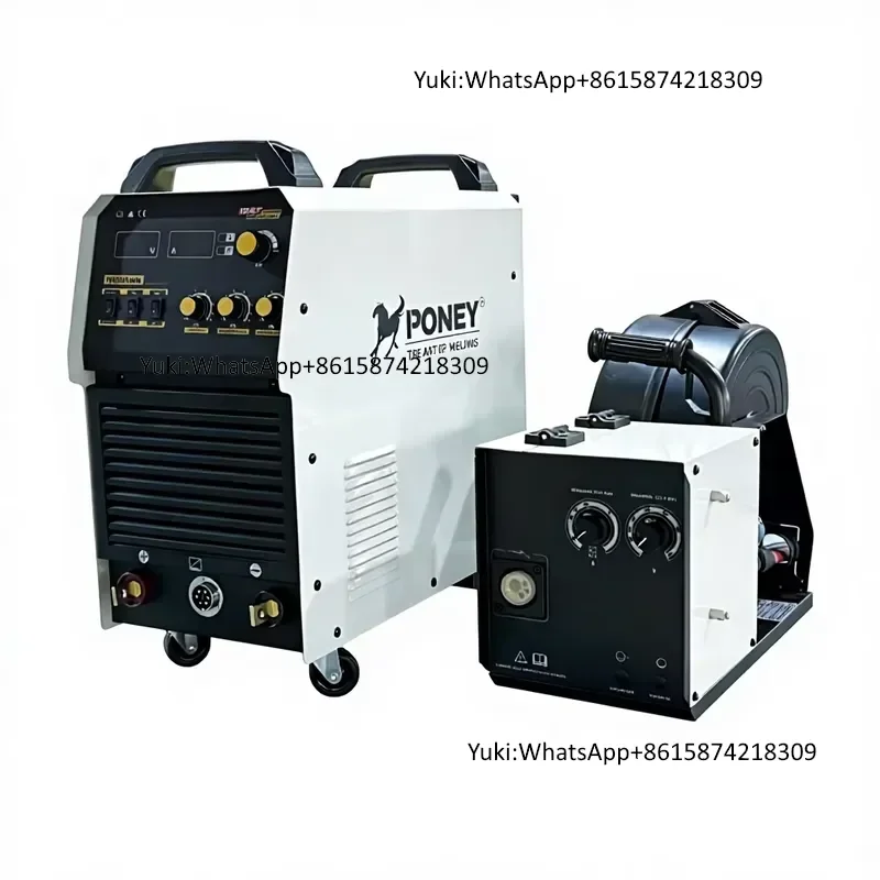 New Poney MIG-350NF Three-Phase 380V Digital Inverter Multi-Process MAG/GMAW Flux Industrial Welder for Carbon