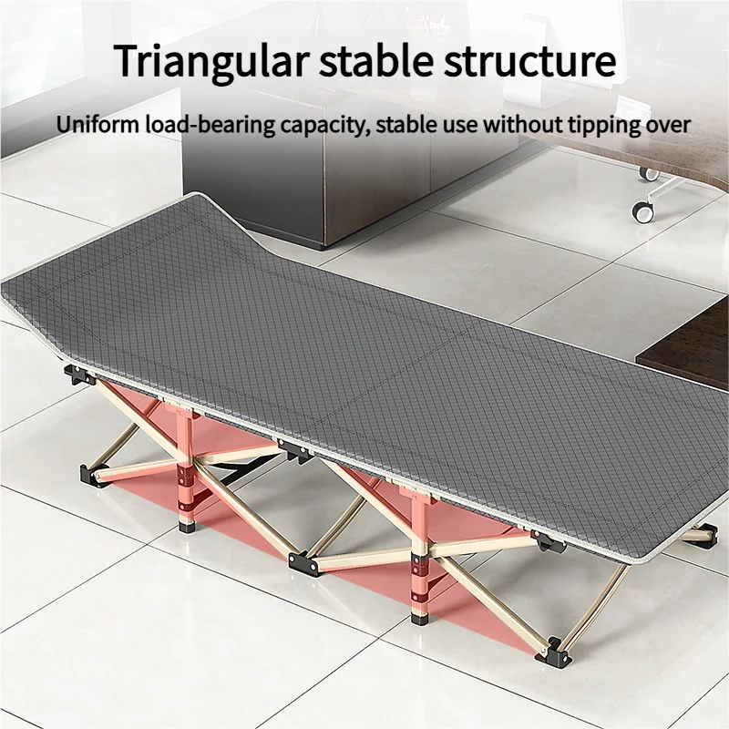 High Quality Metal Oxford Camping Durable Portable Garden Rollaway Bed Modern Style Steel Frame Outdoor