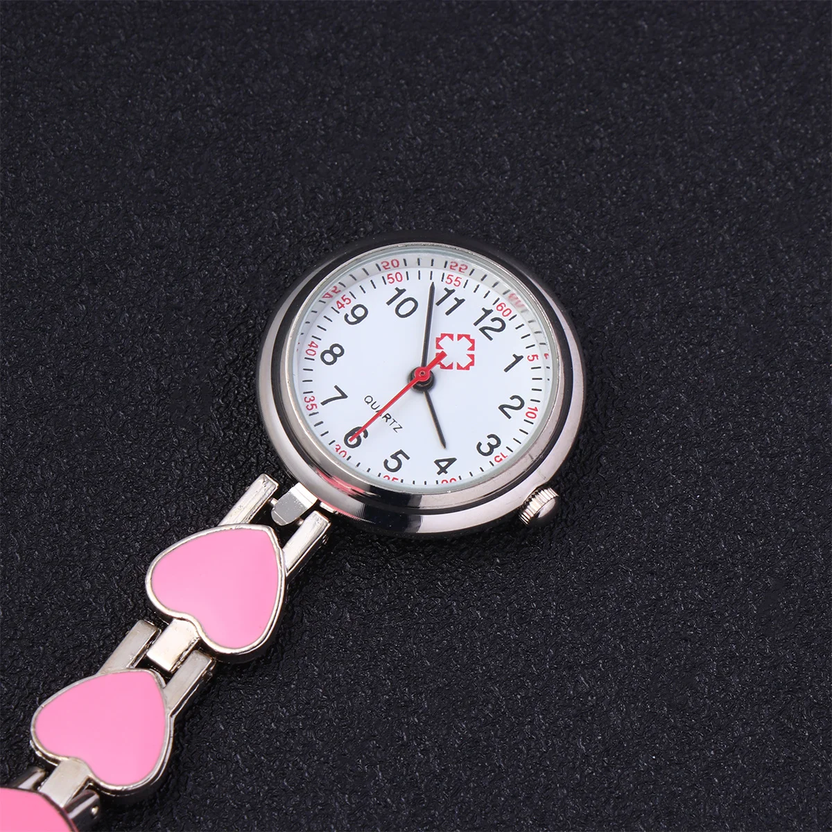 Creative Nurse Hanging Watch Doctor Hanging Watch Fashion Hanging Watch Doctor Pocket Watch for Decor Use (Pink)