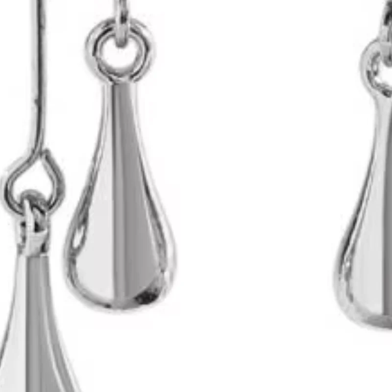 

1 Pair Cool Style Earrings Long Earrings Water Drop Tassel Lengthening Design Lightweight Daily Wear Earrings