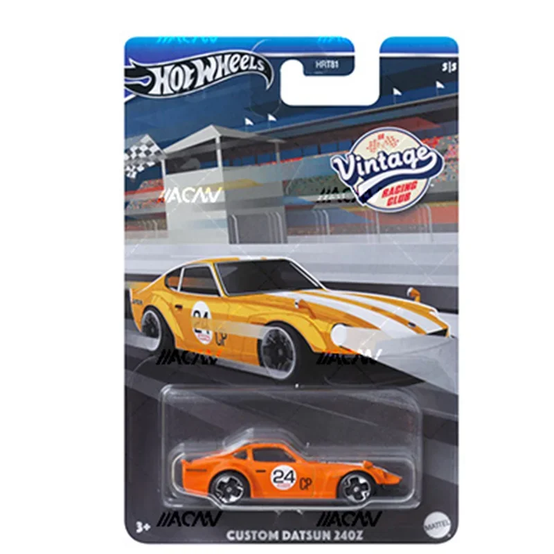 Originele Hot Wheels Auto Vintage Racing Club Diecast 1:64 Speelgoed Voor Jongens Ford Mustang Boss Toyota Corvette Custom Datsun Maverick