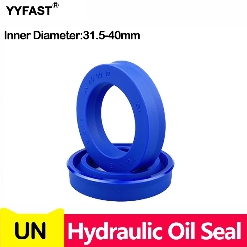 31.5-40MM,UN Radial Shaft Hydraulic Seal  (IDxODxTHK), Polyurethane Piston Shaft Piston Rod PU Single Lip U Cup Oil Seal O-Ring