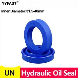 31.5-40MM,UN Radial Shaft Hydraulic Seal  (IDxODxTHK), Polyurethane Piston Shaft Piston Rod PU Single Lip U Cup Oil Seal O-Ring