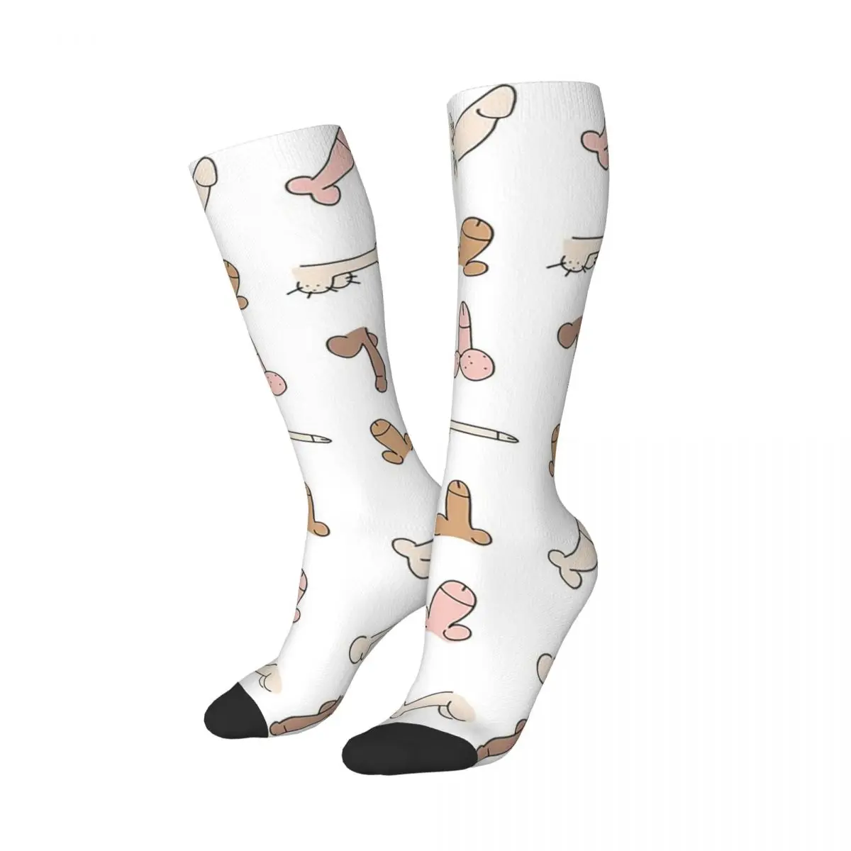 Penis Art Socks Harajuku High Quality Stockings All Season Long Socks Accessories for Unisex Birthday Present