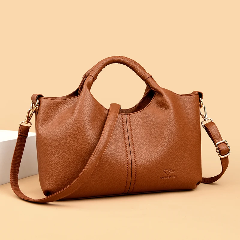 2026 New Model Tote Bag Luxury Large Capacity Women's Single Shoulder Diagonal Crossbody Bags Fashion Simple Female Handbag