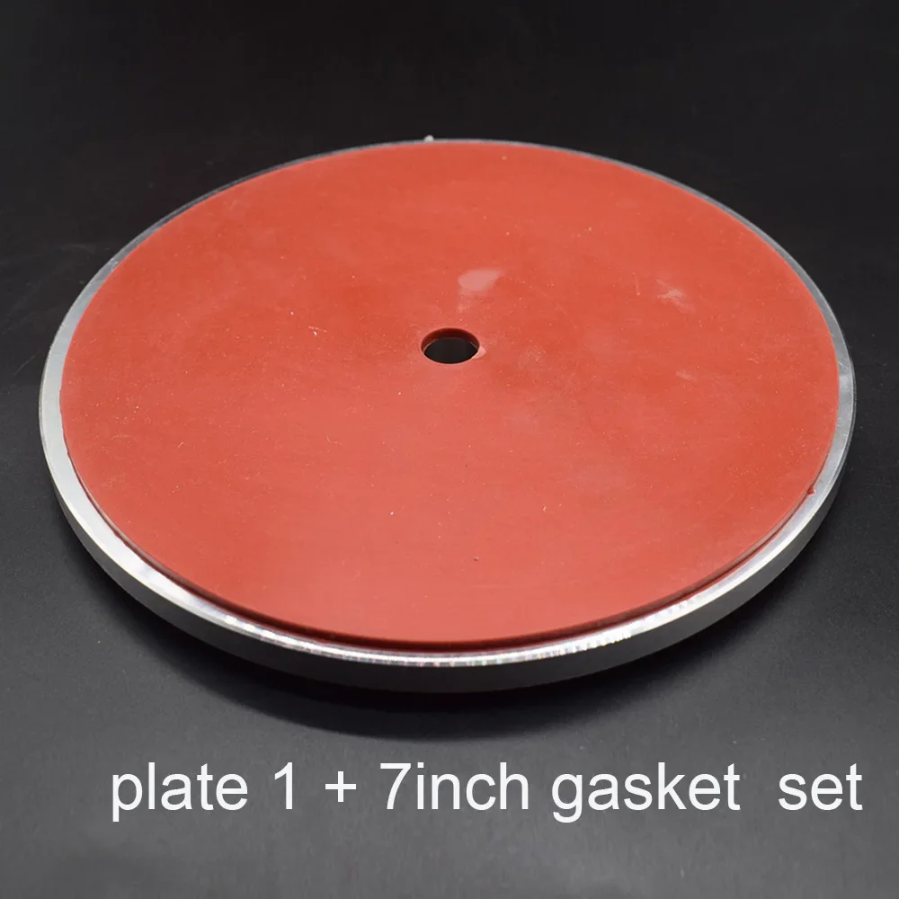 Silicone Gaskets Aluminum Adapter Plate Disc for KAYA Vacuum Casting System Jewelry Casting Machine Accessory