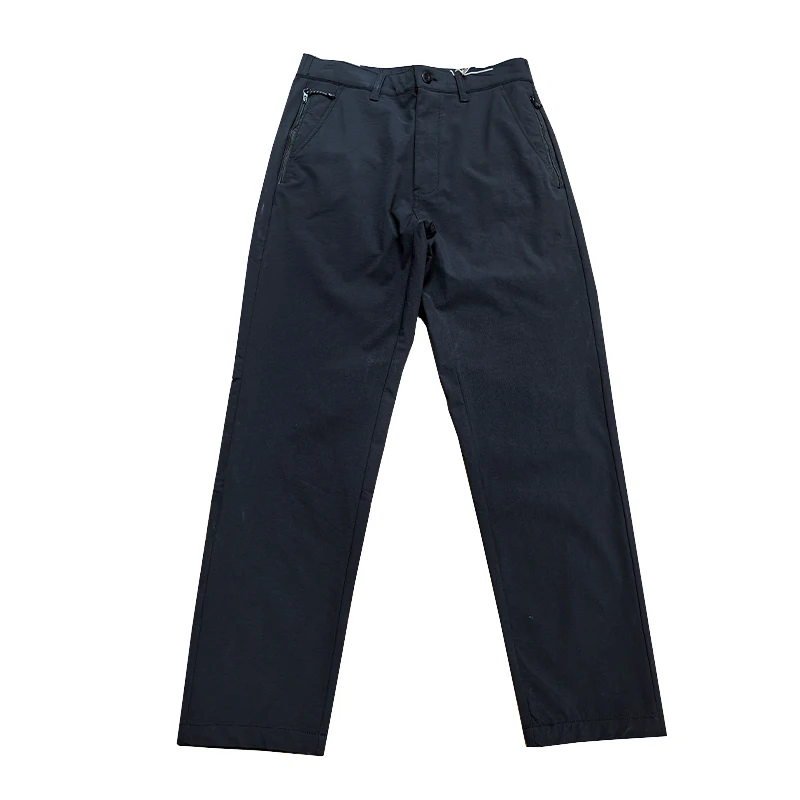 

Spring New Style Men's Casual Pants Straight Leg Outdoor Fabric Commute Basic Model Long Trousers Fine Checkered Pattern
