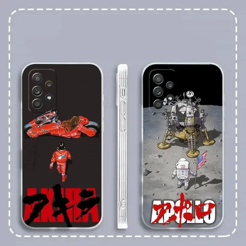 A-Akira- Parody Funny Anime Phone Case For Samsung Galaxy S 23 22 21 20 10 9 8 7 6 Plus Ultra Edge lite Transparent Soft Cover