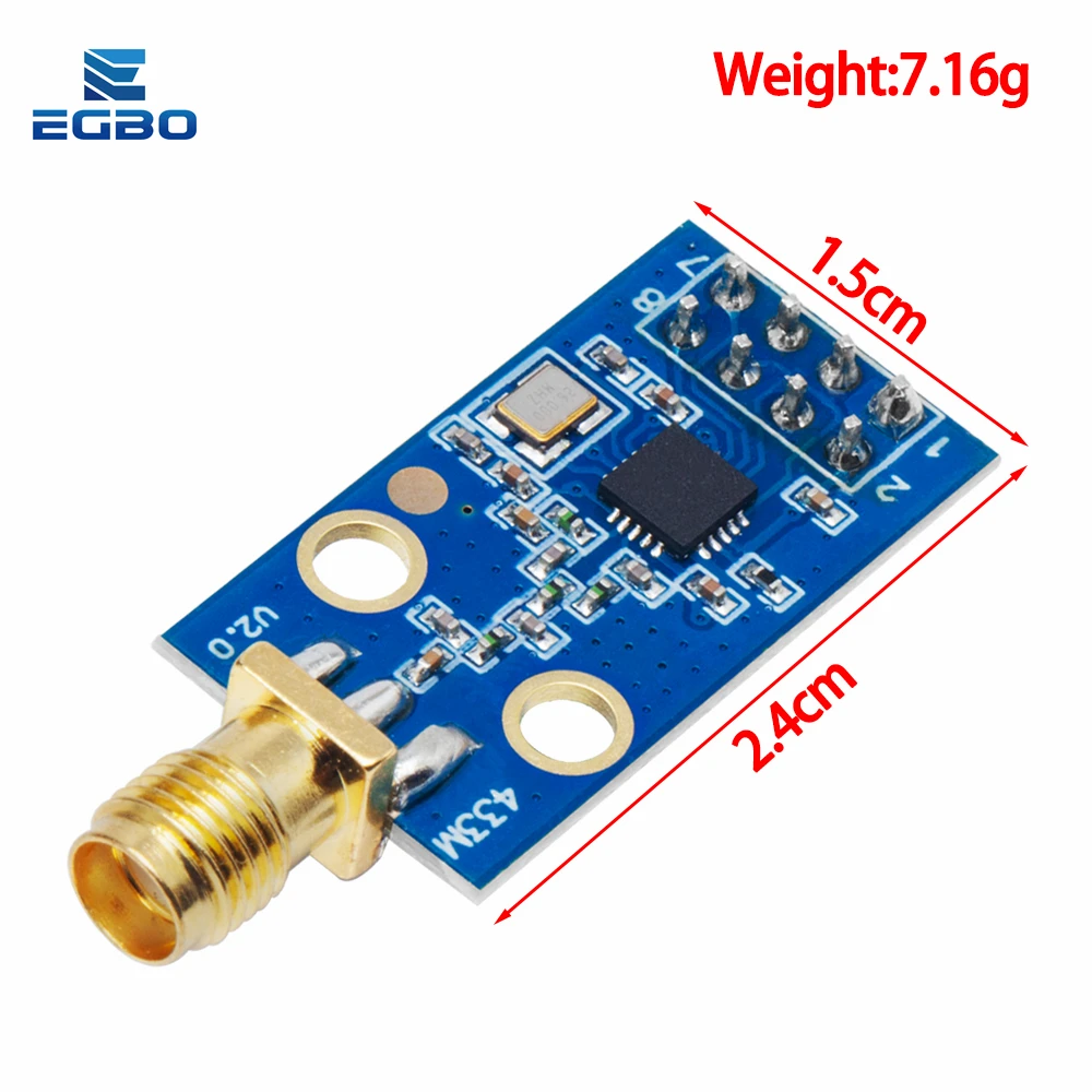 Moduł bezprzewodowy CC1101 z anteną SMA Bezprzewodowy moduł nadawczo-odbiorczy dla Arduino 315/433/868/915MHZ