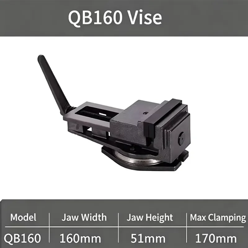 QB160 QB200 QB250QB320 Heavy Planning Machine Vice for Milling & Drilling Machines