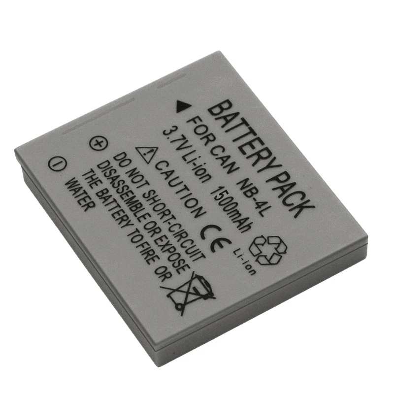 Original NB-4L NB 4L 1500mAh Camera Battery for Canon IXUS 30 40 50 55 60 65 80 100 PowerShot SD1000 1100 L10 NB4L Batteries