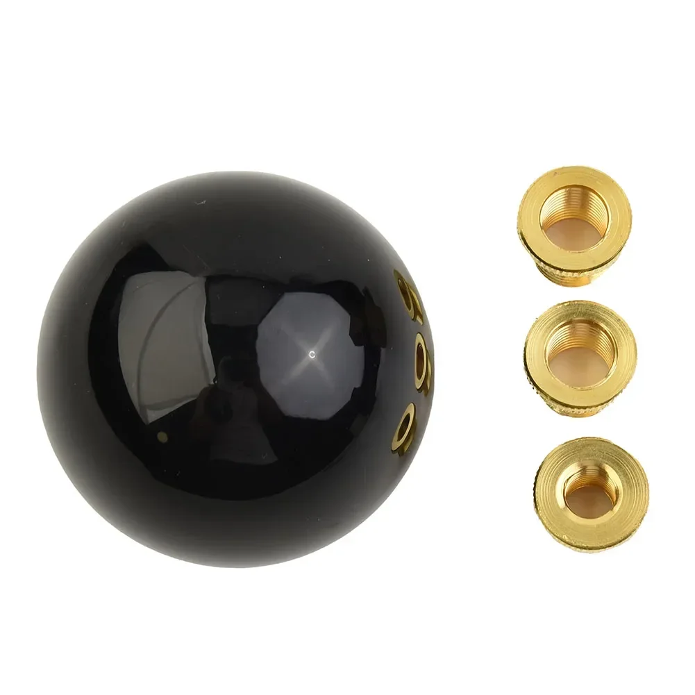 

Gear Shift Knob for Manual Transmission Cars Featuring Round Ball Design and 3 Different Adapters for Wide Fitment Range