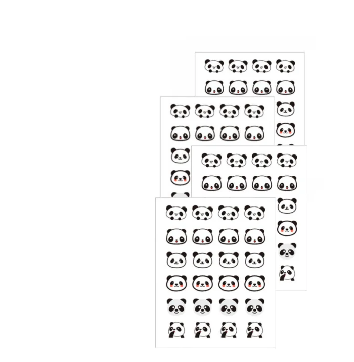 120 قطعة من ملصق حب الشباب الغرواني المائي الباندا خفيف وغير مزعج. أساسيات العناية ببشرة الوجه والعناية الشخصية