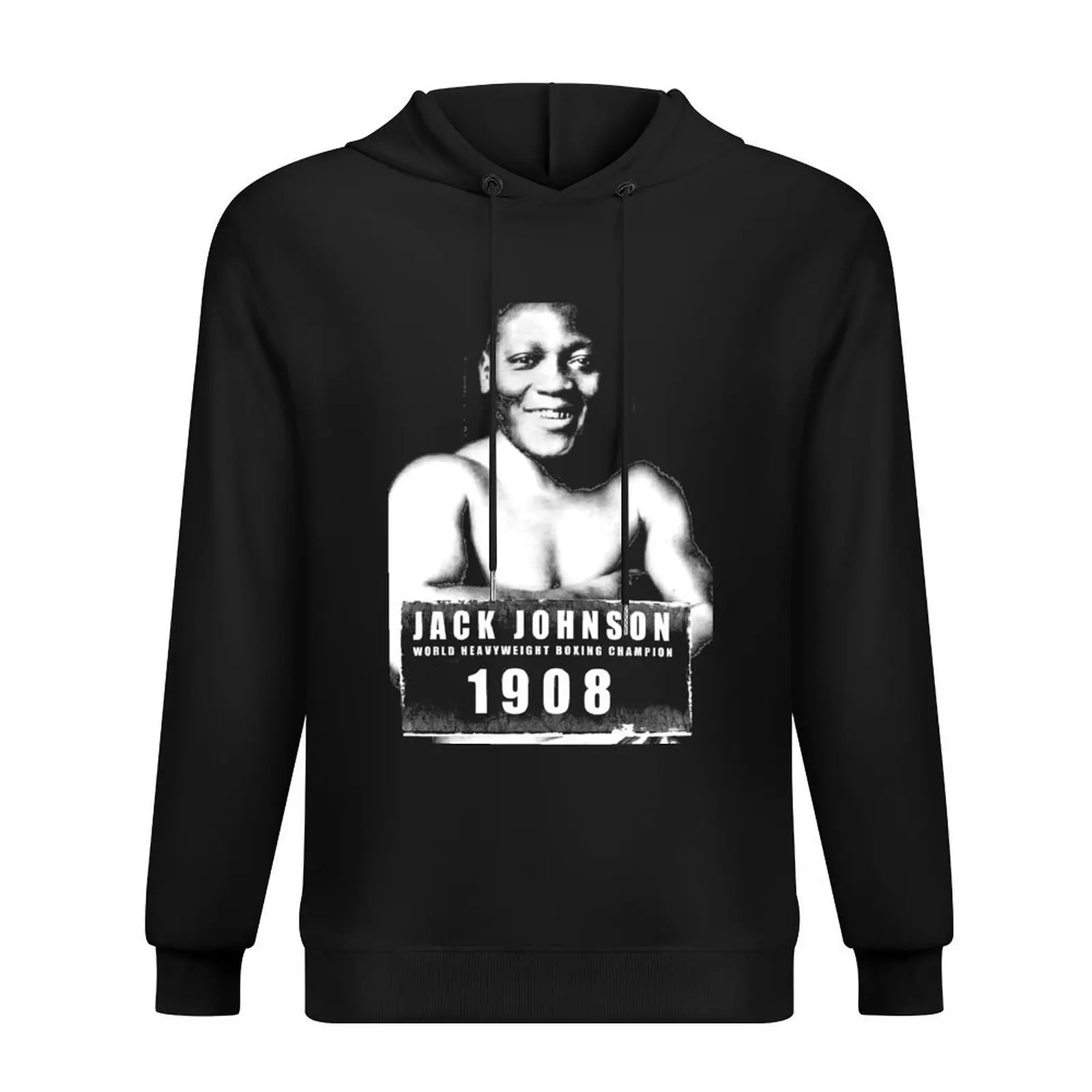 Boxer afroamericano legendario de Jack Johnson. Sudadera con capucha otoño nuevos productos ropa de hombre chándales