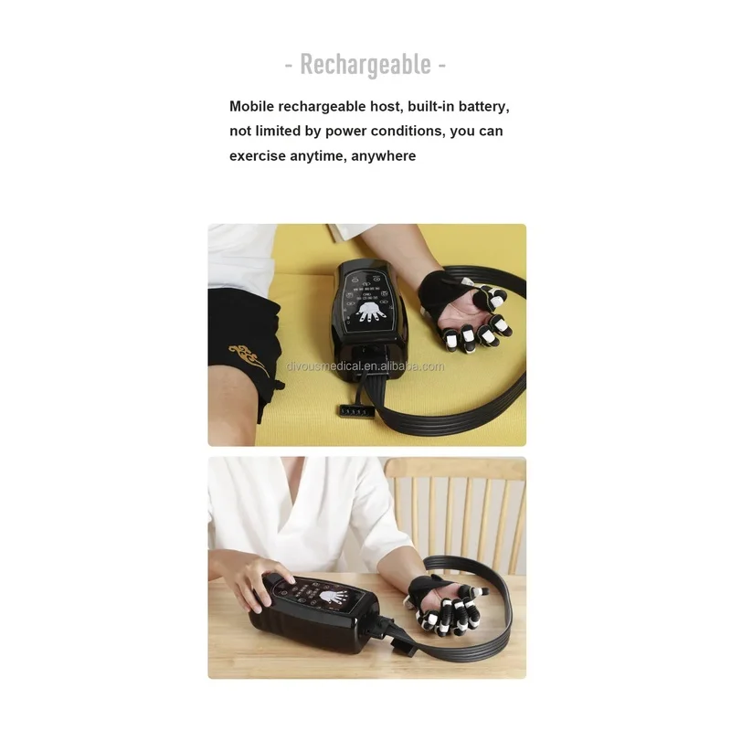 Plugin Hand Rehilitation  Glov for Stroke Patient Hand Recovery With Mirror Therapy Extension and Flexion Exercis view 3