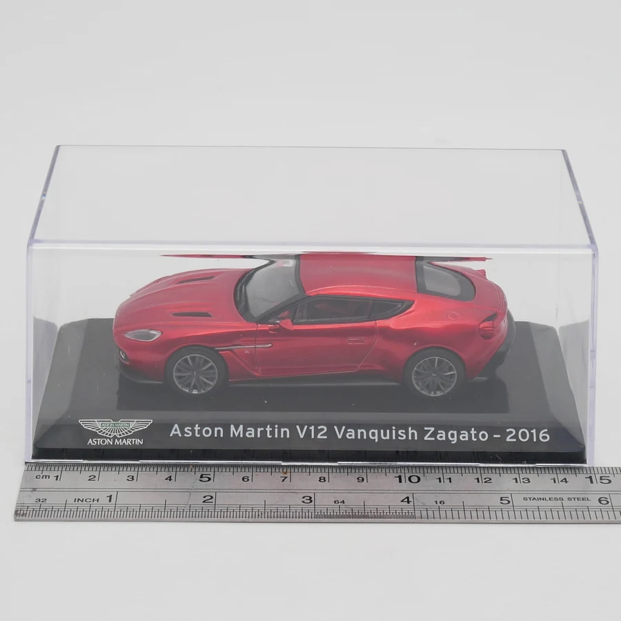 Ixo 1:43 Aston Martin V12 Vanquish Zagato 2016 Diecast Car Model Collect Metal Toy Vehicle