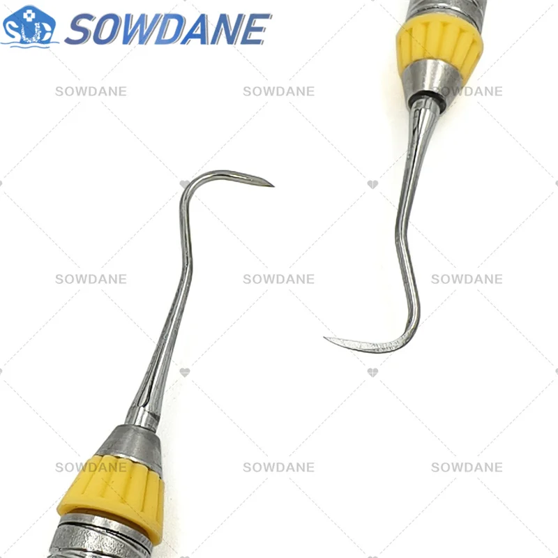 Non Skipping Handle Dentist Teeth Cleaning Tool Dental Anterior Gracey Scaler Sickle Scaler for Supragingival Debridement