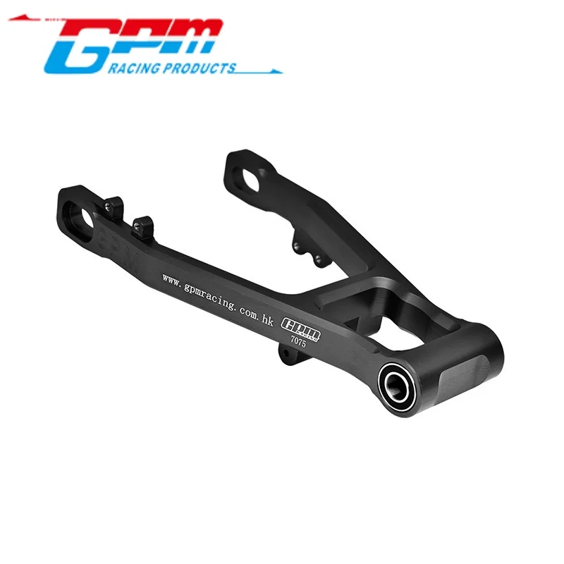 Gpm mx057 braço oscilante traseiro de alumínio 7075 (rolamentos internos maiores) para losi 1/4 promoto mx sm motocicleta atualização rc