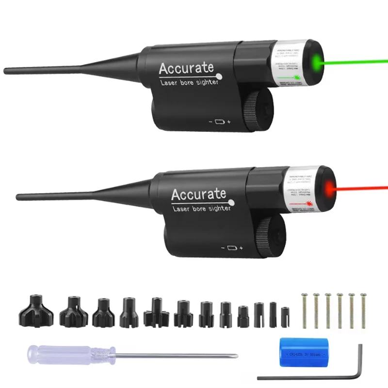 Red and Green Laser Calibrator Adjustment-free Zeroing Device Multifunctional Aiming Device Zeroing Device Calibrator Calibrator