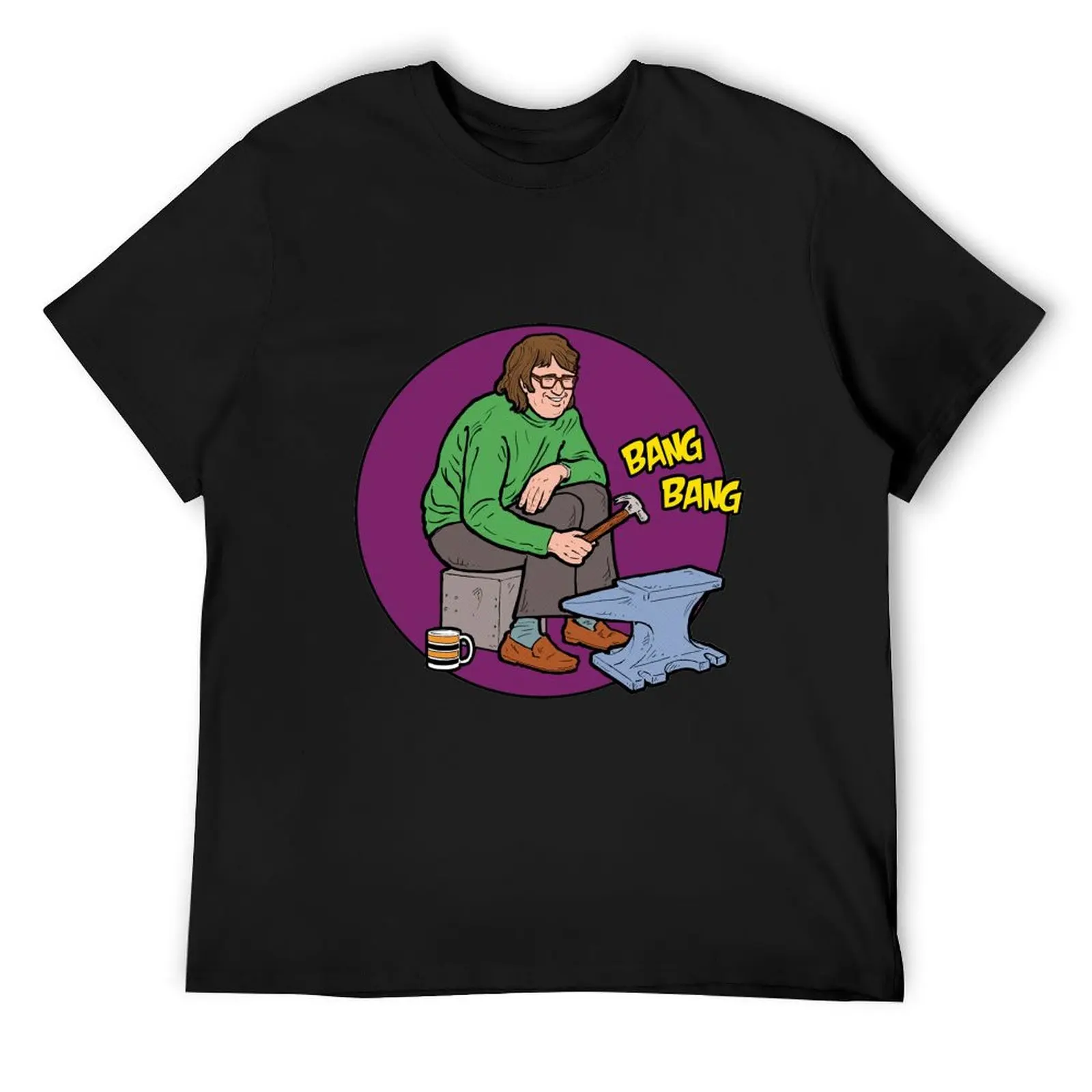 

Mal's Silver Hammer T-Shirt heavyweights quick-drying cute tops vintage anime shirt mens clothing