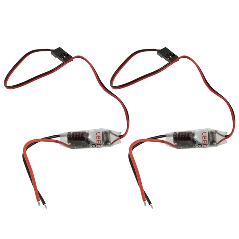 2X UBEC 5V BEC Full Shielding Antijamming Switching Regulator For FPV RC Drone Receiver Power Supply(3A)