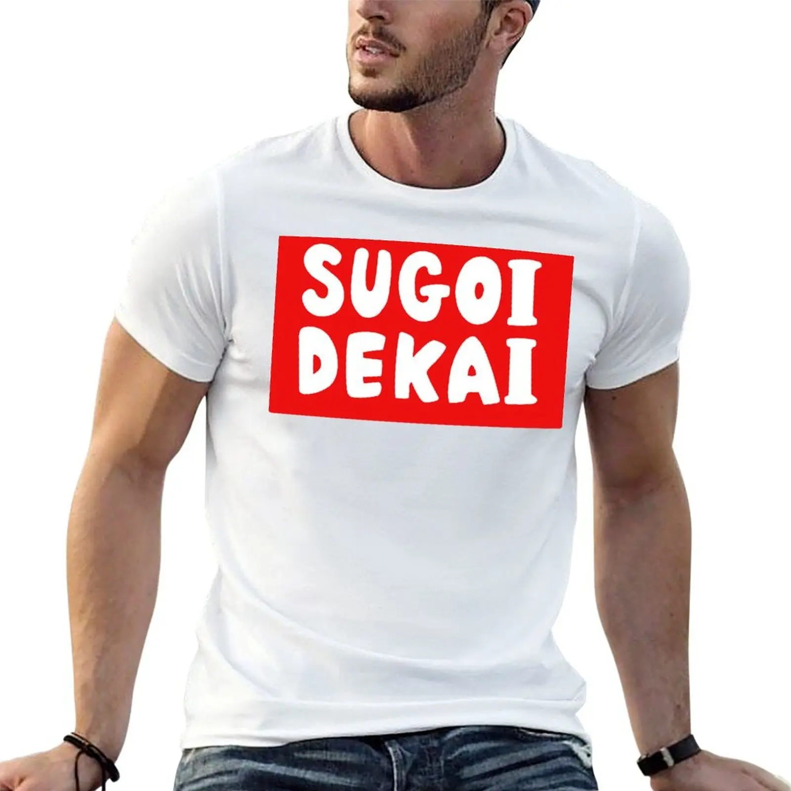 Screen accurate Sugoi Dekai from Uzaki-chan Wants to Hang Out! T-Shirt football t shirt aesthetic clothes mens t shirt