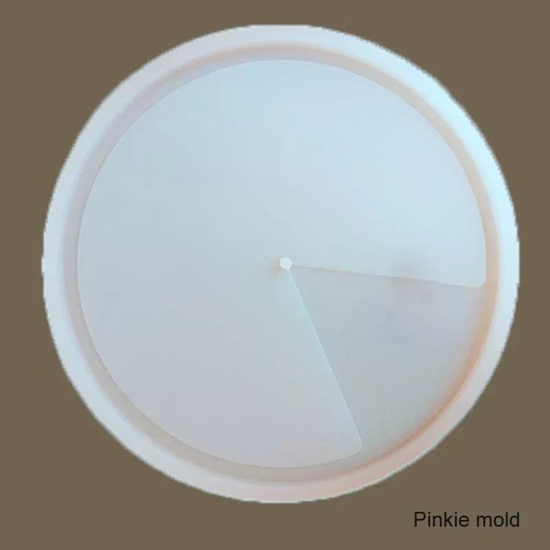 Concrete clock mold bedroom living room wall hanging clock art cement clock manual mold