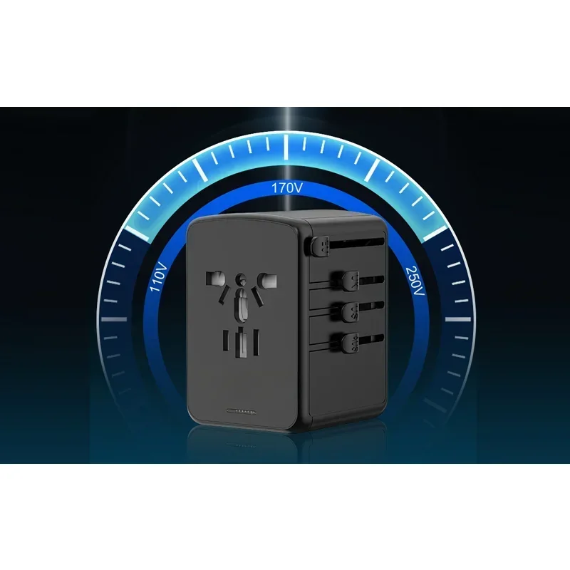 Soquete de viagem de plugue adaptador universal