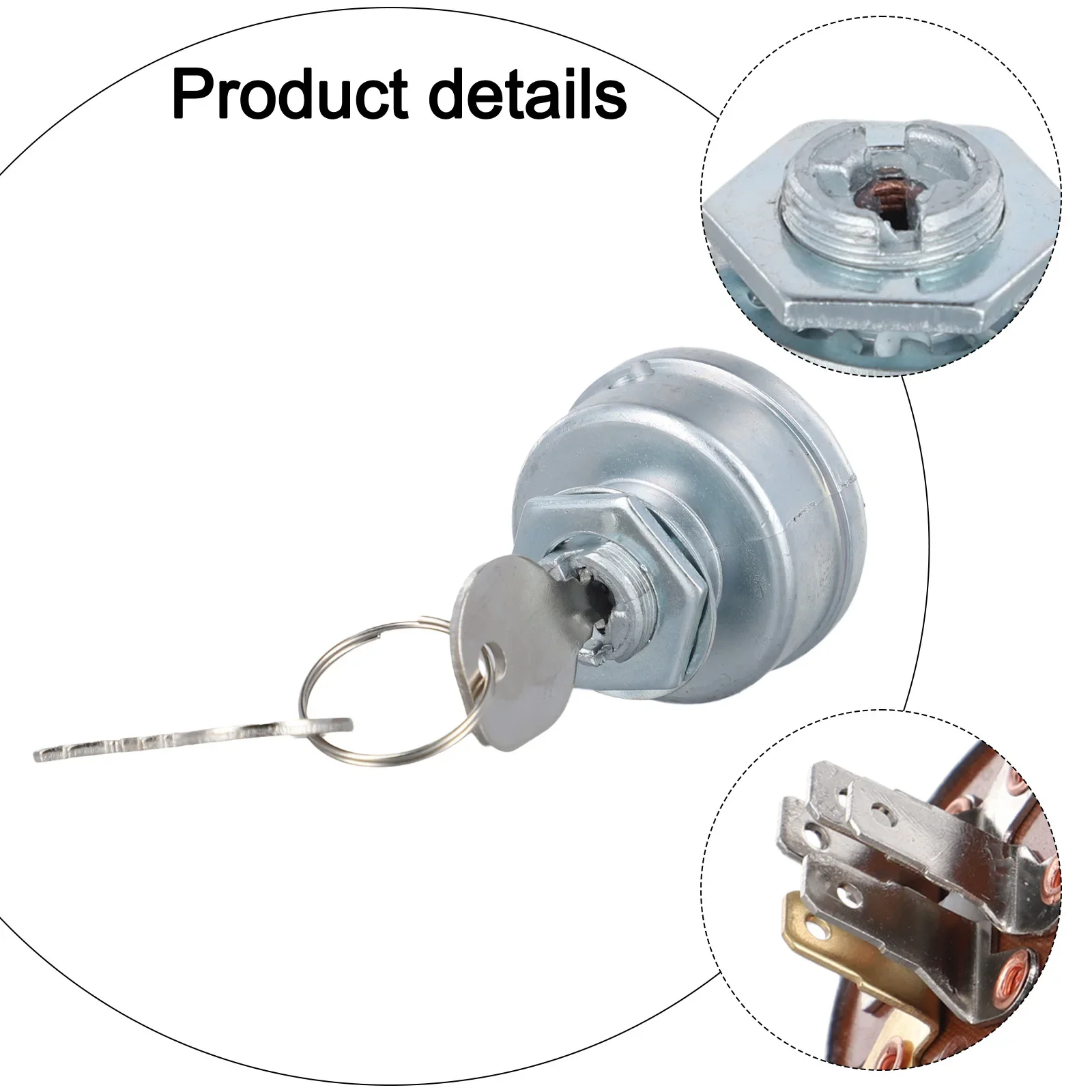 Replacement For Ignition Starter Switch Kit With 5 Spade Terminals S L G B M For 725-0267A Ride On Tractor Mower