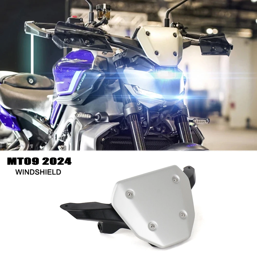 

Для Yamaha MT09 MT 09 MT-09 SP 2024 мотоциклетный защитный кронштейн ветрового стекла ветровой отражатель козырек ветровой экран отражатель комплект