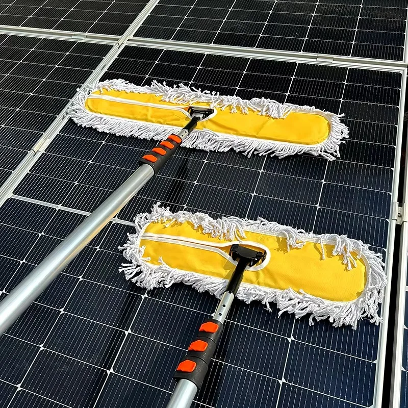 

1100mm Width Extendable Aluminum Alloy Mop Solar Panel Glass Dry Wet Dual Use Durable Cleaning Tool 13-Month Warranty