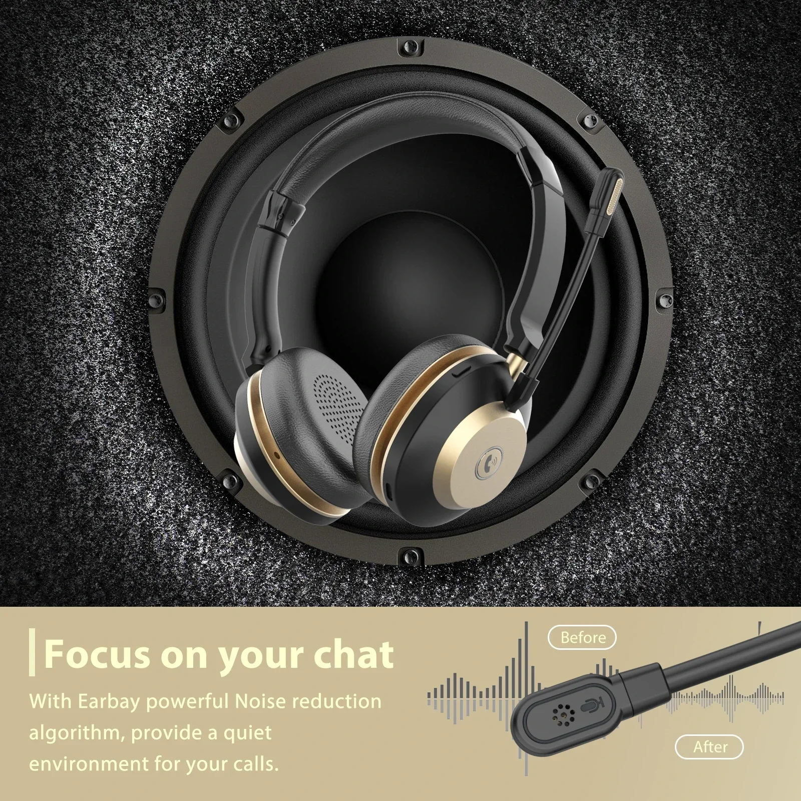 

Spotlight Factory Wholesale 99.6% Noise Cacellation Wireless Gaming Headset Computer Headphone With Microphone for Game