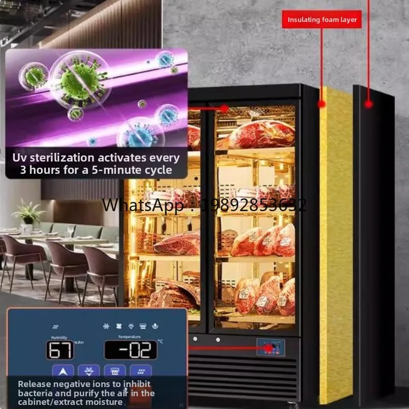 

AB Commercial Wet Dry Beef and Mutton Meat Sour and Fresh-Keeping Freeze Storage Display Cabinet
