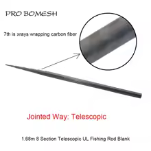 【¥2,720】Pro Bomesh トラウトロッド ブランク 1.68m UL 特別割引-アリエク特価アラート