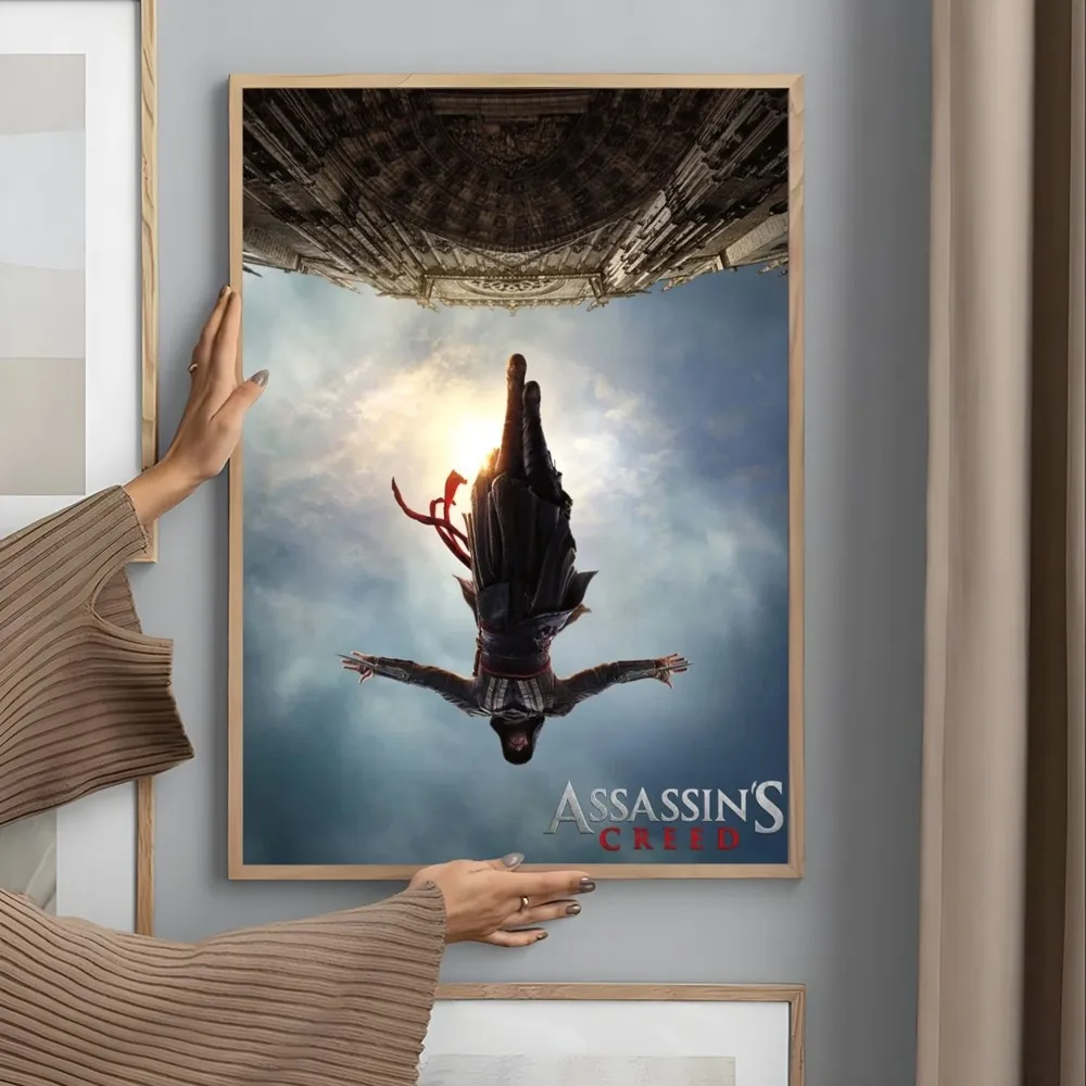 لعبة A-القتلة العقيدة ملصق جدار الطباعة مقاوم للماء غرفة الاستحمام ديكور غرفة نوم المنزل هدية #4