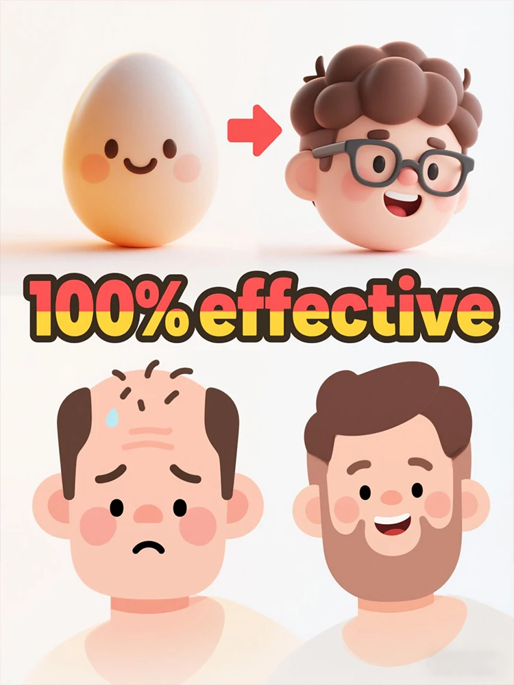 

A perm takes 7 days. Our hair growth products penetrate the scalp, promote hair growth, and help you regain beautiful hair.