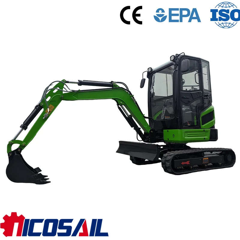 

Мини-экскаватор Nicosail 3 тонны, Euro 5, CE, с низким расходом топлива, для небольших строительных работ