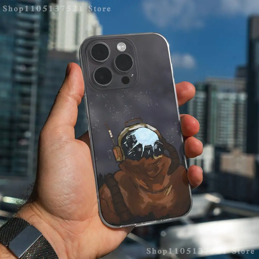 حافظة هاتف O-Outer Wilds Game لهاتف iPhone 17,16,15,14,13,12,11 Pro,Max,Plus,X,XS,XR,SE4,E غطاء ناعم شفاف صغير