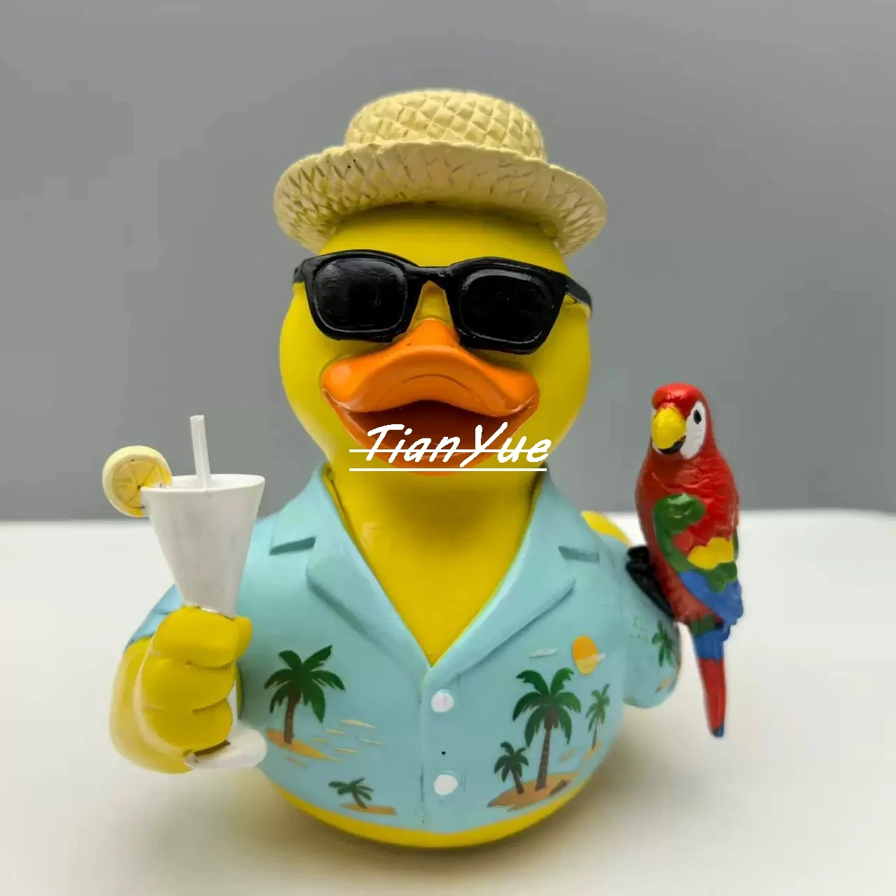 Anime Jimmy Duck Mooi Standbeeld Figuur Speelgoed Creatieve Ornamenten 12cm