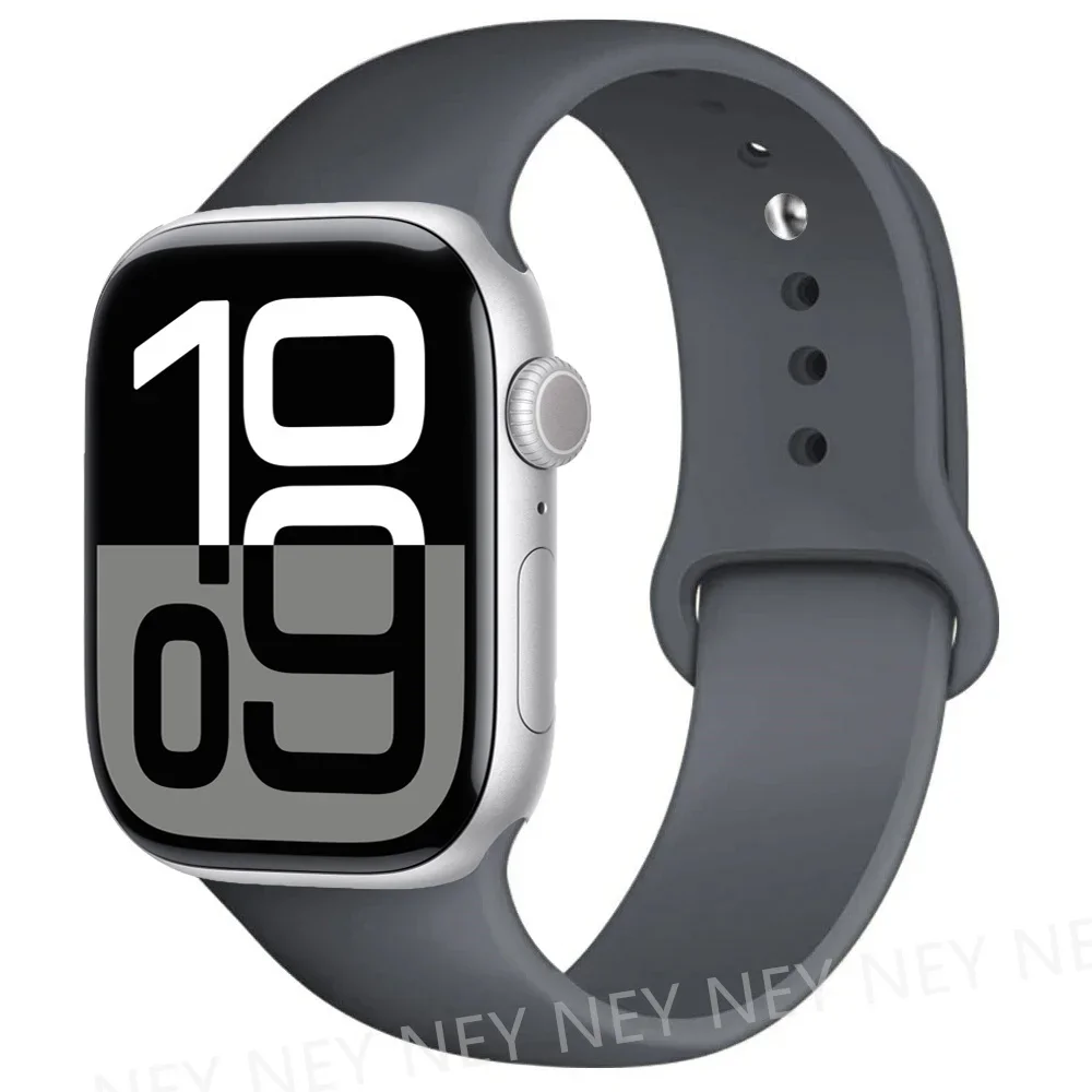 Siliconen band voor Apple Watch-banden 45 mm 44 mm 40 mm 41 mm 42 mm-46 mm sportarmband iwatch-serie 8 7 6 5 4 3 SE 9 10 Ultra 2 49 mm