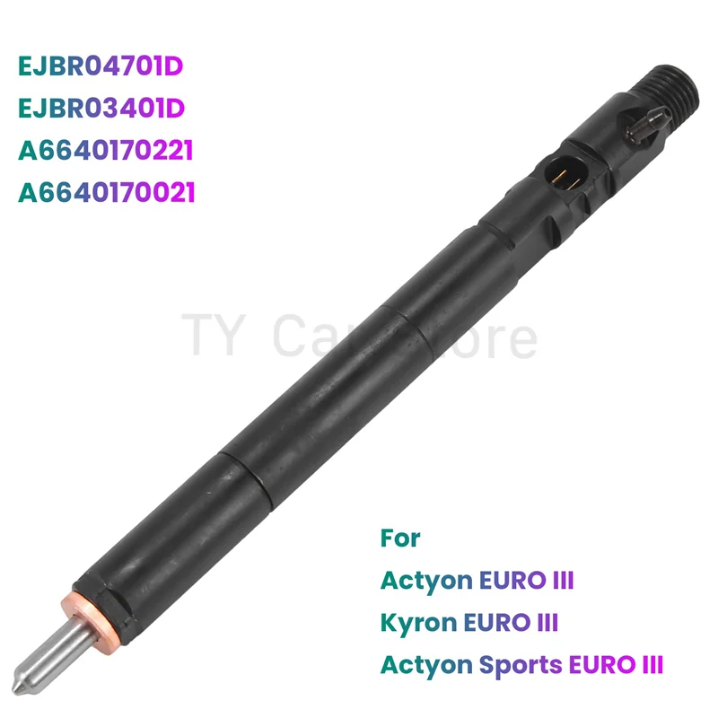 A6640170221 EJBR04701D New Diesel Fuel Injector Nozzle For Ssangyong Kyron Actyon 2.0 xdi D20DT 2006- Euro3
