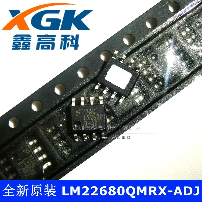 Free shipping   -LM22680QMRX-ADJ  L22680 SOP8     10PCS