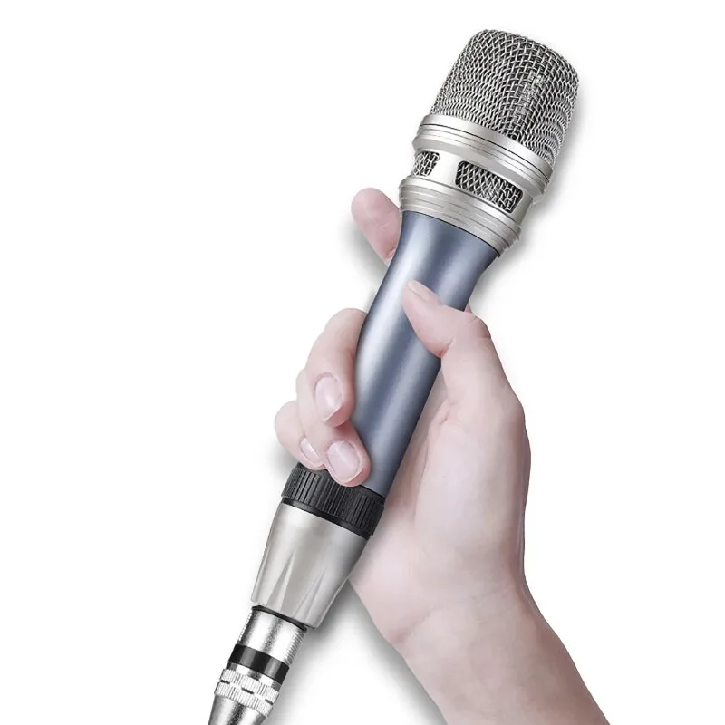 Factory direct supply Handheld dynamic microphone Portable audio corded microphone Professional Dynamic Karaoke Microphone