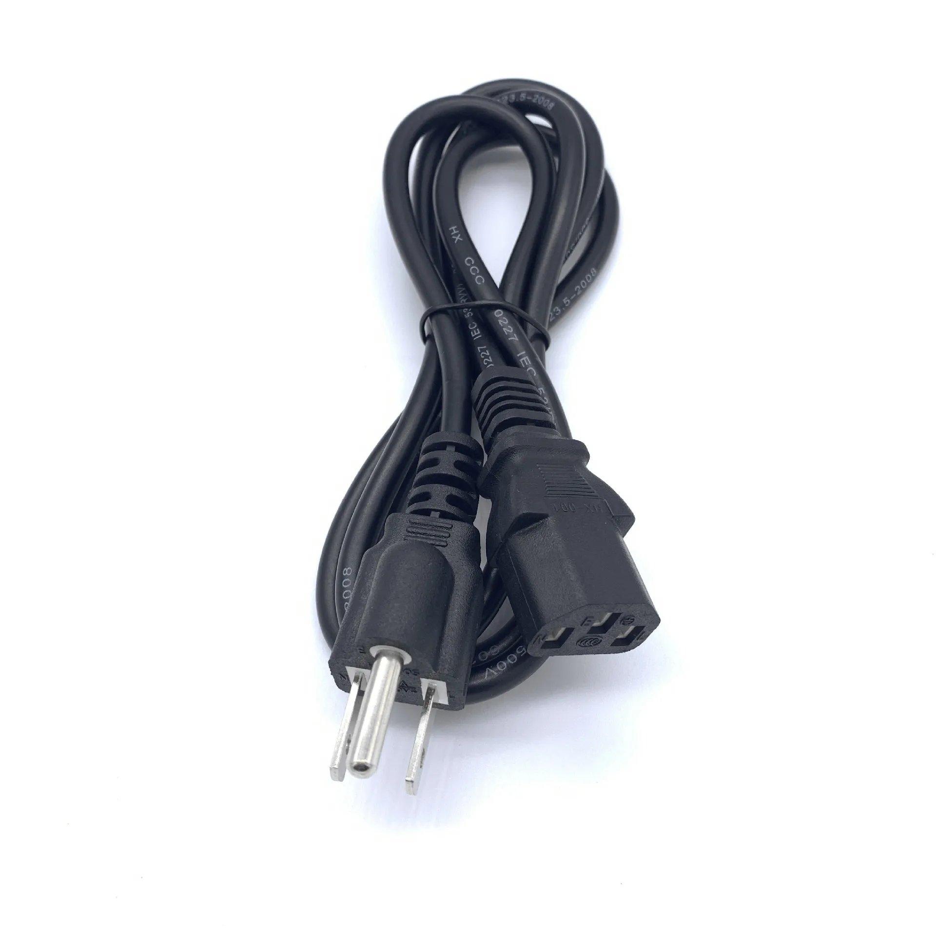 1.5 متر كابل توصيل قياسي أمريكي كابل طاقة تيار متردد سلك توصيل VDE