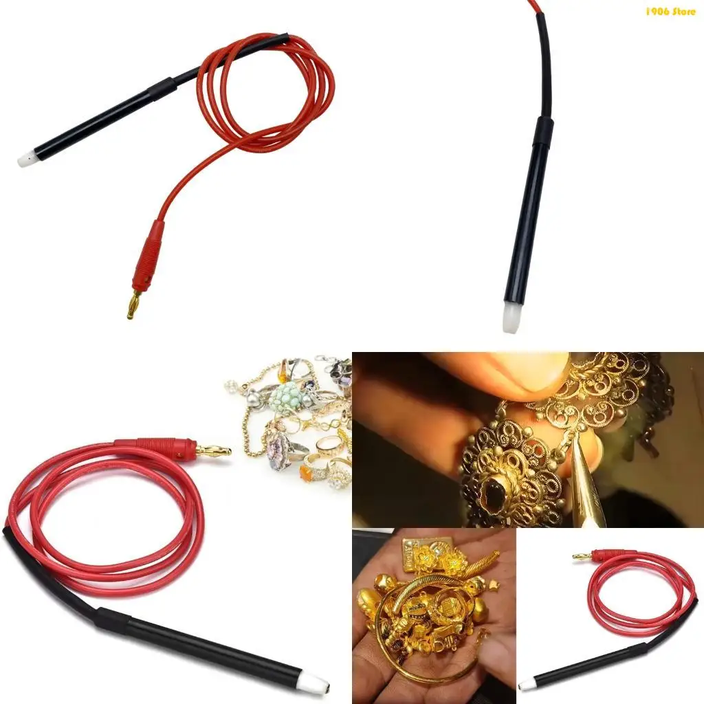 

U1JB Electroplating Pen Gold Silver DIY Plating Tool Jewellery Electroplated Machine Accessories Jewelry Repairing Tool