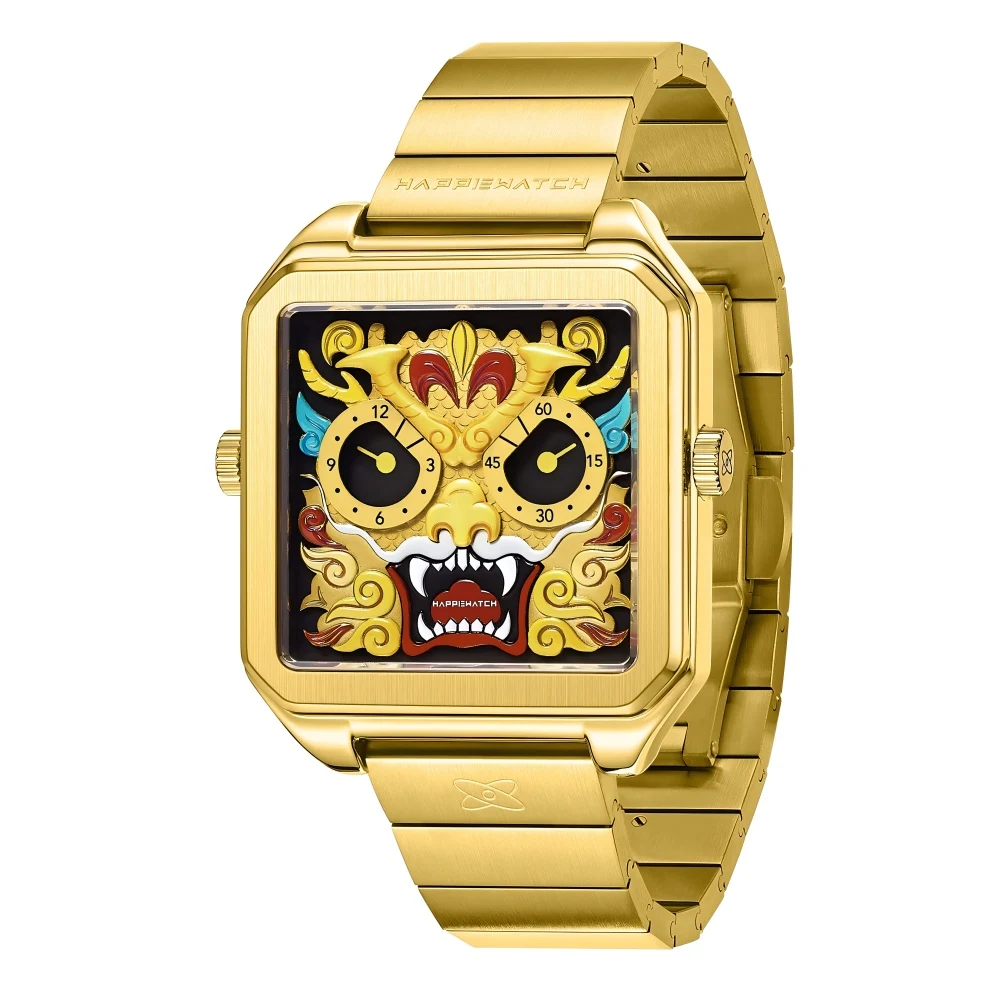 HappieWatch Gold Dragon - The Ultimate Luxury Watch