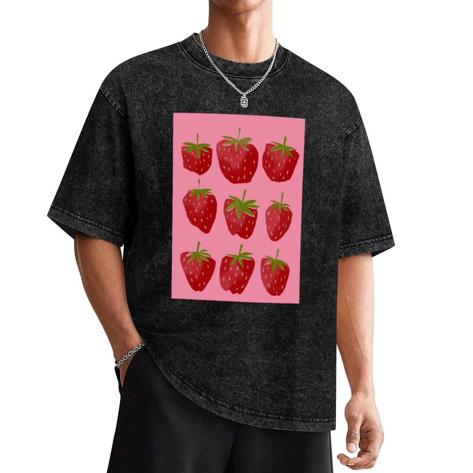 Gourmet strawberries T-Shirt anime figures vintage t shirts plain customs mens vintage t shirts